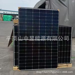 Panel Solar Totalmente Negro de 440W, Celda de 182mm x 182mm, Módulo de Generación de Energía Fotovoltaica - Product Image 3