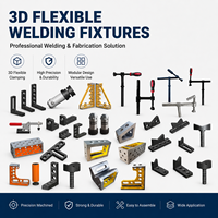 Kit de fixation pour soudage industriel, gabarits de table de travail 3D flexibles pour un positionnement précis des pièces
