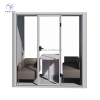 Cabine de bureau insonorisée pour réunions, cabine téléphonique personnalisée, maison préfabriquée mobile, cabine de bureau