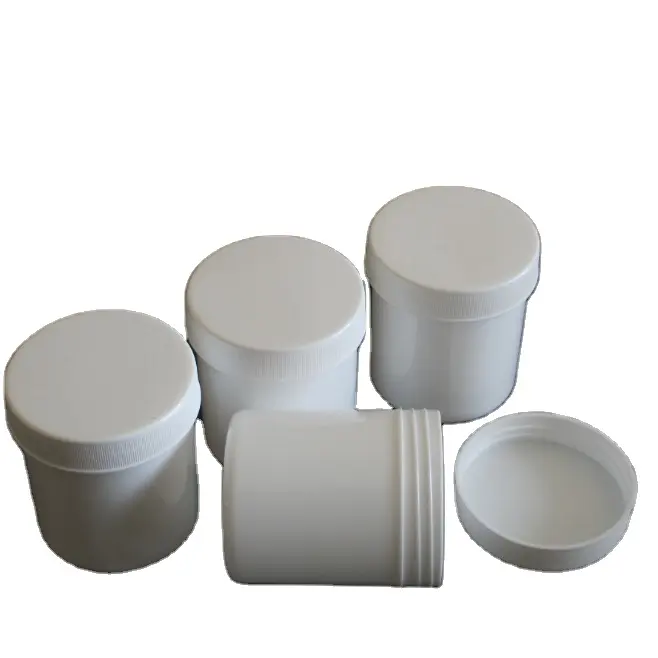 16 oz 500ml HDPE plastic jar cream container 500ml white pp jar