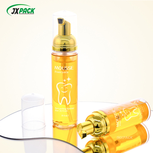 आपूर्ति स्टॉक से 2oz 40ml फोम पंप बोतल पीईटी स्पष्ट सफेद छोटे स्किनकेयर पैकेजिंग फोम बोतल - Product Image 3