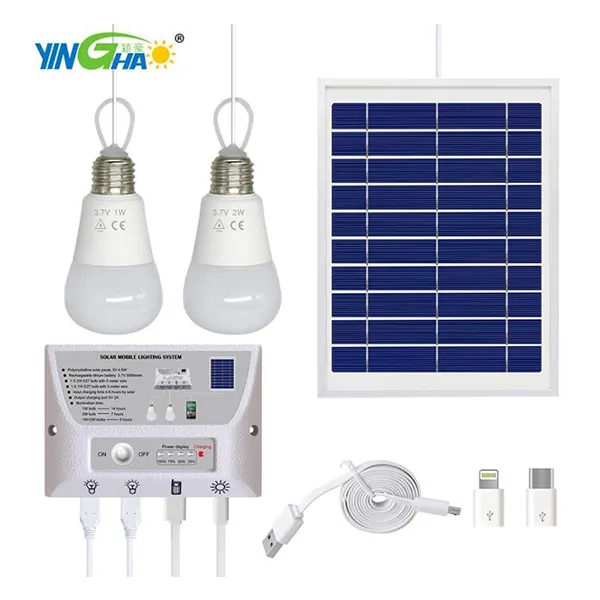Off Grid Generator Household Solar lighting Power Generation System