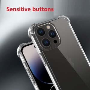Commercio all'ingrosso antiurto durevole posteriore del PC TPU cornice Trasparente di Cristallo di copertura della cassa del <span class=keywords><strong>telefono</strong></span> delle cellule per il iPhone 7 8 XS 11 per samsung s20 - Product Image 5