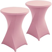 Ensemble de nappes de banquet nordiques en polyester extensible de couleur unie pour bar à cocktails, comptoir, hôtel, décoration de mariage - Vente en gros usine