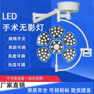 Lampe chirurgicale LED sans ombre 150W, commutation multi-modes, pour dentisterie, ophtalmologie, toilettage des animaux, chirurgie plastique, montage mural - Product Image 4