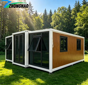 Casa Plegable <span class=keywords><strong>de</strong></span> <span class=keywords><strong>Madera</strong></span> <span class=keywords><strong>de</strong></span> Alta Calidad, Expandible <span class=keywords><strong>de</strong></span> Doble Ala, Impermeable, Villa Prefabricada Portátil para Exteriores, Hotel, Gran Oferta 2026 - Product Image 3