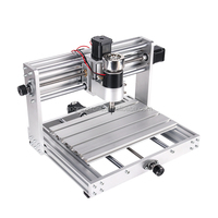 Fresadora CNC 3018 MAX de 3 Ejes con Estructura de Aluminio, Placa de Control GRBL y Motor de Husillo Único para Plástico, Madera, Acrílico, PVC y PCB