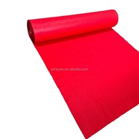 Hochwertige Polyester Red Carpet Runner Roll Outdoor Events Teppiche Kommerzielle Hochzeits bühnen Treppen Ausstellung