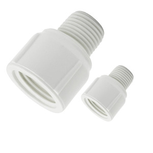 Adaptador de PVC Personalizado de 1/2 Macho a 3/4 Hembra - Reductor de Rosca para Manguera de Jardín Blanco - Product Image 6