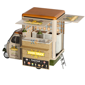 Tricycle électrique Ape approuvé CE, camion <span class=keywords><strong>de</strong></span> nourriture, chariot mobile <span class=keywords><strong>de</strong></span> vente <span class=keywords><strong>de</strong></span> hot-dogs en plein air - Product Image 1