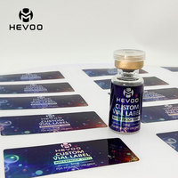 Étiquettes holographiques de luxe pour flacons de peptides de 3 ml, 5 ml, 7 ml, autocollants pharmaceutiques résistants au froid avec service de conception gratuit