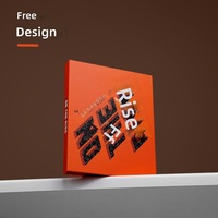 Boîte cadeau personnalisée pour carte VIP, emballage sur mesure pour cartes de membre VIP, emballage pour disque dur mobile, boîte à couvercle rabattable de style livre en papier
