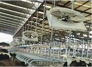 <span class=keywords><strong>Ventilateur</strong></span> cyclonique de ventilation pour ferme laitière, extérieur, vache, alliage d'aluminium et de magnésium, 2M, moteur de <span class=keywords><strong>ventilateur</strong></span> mural OEM AC, protection IP55, 6 pièces - Product Image 5