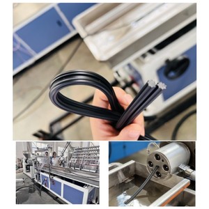Línea de Producción de Juntas/Tiras de Sellado Blandas y Rígidas de PVC/TPE/TPU/<span class=keywords><strong>TPV</strong></span>, Máquina de Tiras de Sellado Transparentes de PVC - Product Image 1