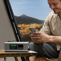 Portable 12v Mini métal Powerbank voiture batterie saut démarreur Double cylindre 150psi compresseur d'air pneu gonflage outils d'urgence