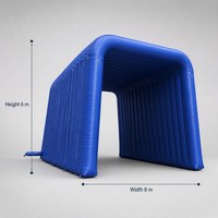 Barrière acoustique gonflable portable sur mesure pour intérieur, coques acoustiques, mur anti-bruit
