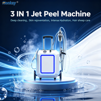 Machine de peeling à jet d'oxygène personnalisée en gros avec logo, appareil professionnel de peeling facial à haute efficacité, système de rajeunissement de la peau