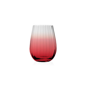 Set di 4 Bicchieri da Vino Rosso Boulevard, Design Moderno Senza Stelo - Product Image 1