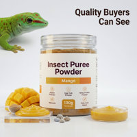 Pâte molle pour reptiles, poudre d'insectes, purée de fruits pour gecko, petit lézard, soutien cutané, enzymes digestives, stimulant d'appétit