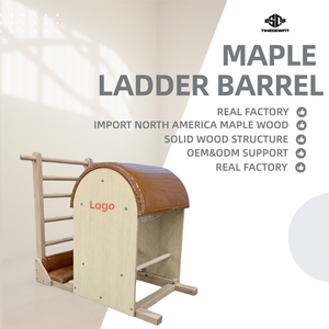 Vente directe usine : Baril d'équilibre portable en bois d'érable, durable et écologique, pour Pilates, exercices de <span class=keywords><strong>yoga</strong></span> et entraînements de rééducation corporelle - Product Image 1