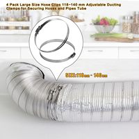 NOUVEAU DESIGN Collier de serrage pour tuyau robuste Collier de serrage réglable en acier inoxydable de type américain