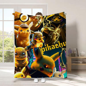 Manta de Viaje para Niños de Alta Calidad con Diseño de Anime, Monstruo y Duende, Manta de Invierno para el <span class=keywords><strong>Hogar</strong></span> y el Sofá, <span class=keywords><strong>Linda</strong></span> Manta con Estampado de Dibujos Animados para Estudiantes, Venta al por Mayor - Product Image 4