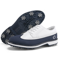Chaussures de golf tendance à blocs de couleur, style brogue, décontractées, pour hommes, baskets de golf professionnelles, doublure en mesh, semelle extérieure en caoutchouc, tailles 39-48