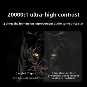 Proyector Inteligente Portátil Ligero de Ultra Alta Definición Dangbei D7X Pro 1080P 3D para Uso Doméstico, <span class=keywords><strong>TV</strong></span> Láser - Product Image 3