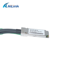 QSFP + Extender 40G, QSFP + Ke 4x SFP + kotak Extender, 30cm/ 50cm QSFP + kuncir