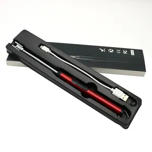 Atacado 72g <span class=keywords><strong>Portable</strong></span> Metal Electric <span class=keywords><strong>Torch</strong></span> Isqueiro Novidade Design Windproof Arc Isqueiro para Fumar e Camping - Product Image 1