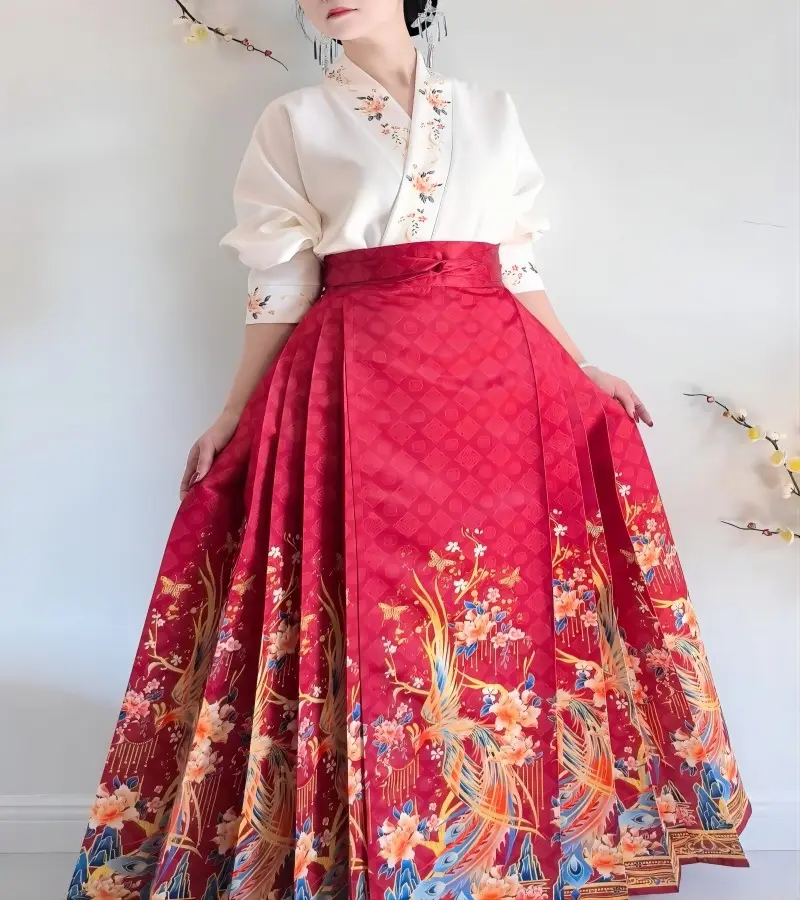 Wholesale of factory horse face skirt sets for women's new Chinese style new women's clothing Hanfu for women