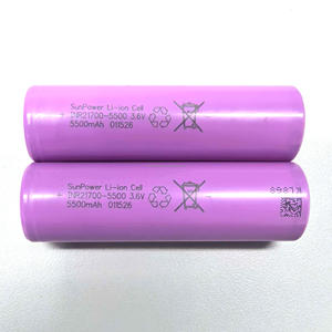 <span class=keywords><strong>Batteria</strong></span> al Litio Ricaricabile Sunpower 21700 5500mAh, Capacità <span class=keywords><strong>Massima</strong></span>, INR21700 3.7V 70A, Adatta per Droni FPV - Product Image 3