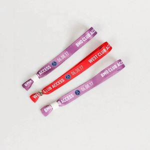 Bracelets en tissu personnalisés par sublimation avec fermoir en plastique, style sport et mode, pour fêtes - Product Image 6