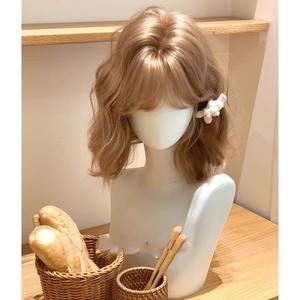 [วิกผม Sweetheart Master] วิกผมผู้หญิง <span class=keywords><strong>ผม</strong></span><span class=keywords><strong>สั้น</strong></span> ลอนสไตล์<span class=keywords><strong>เกาหลี</strong></span> โลลิต้า ธรรมชาติ หวาน น่ารัก แบบสาวหวาน  คลุมทั้งศีรษะ คุณภาพสูง - Product Image 4