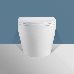 Venta caliente artículos sanitarios WC marca de agua montado en la pared inodoro colgante inodoro cerámica baño pared colgado inodoro para Baño - Product Image 3