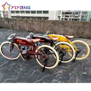 Vélo à moteur vintage de course, modèle ancien avec moteur à essence, <span class=keywords><strong>transport</strong></span> spécial - Product Image 5