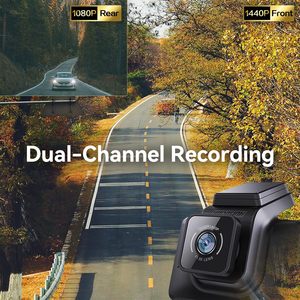 Ba kênh ghi thực phía trước 2K xe Dash Cam Wifi DVR hộp đen trong xe hồng ngoại NightVision - Product Image 3