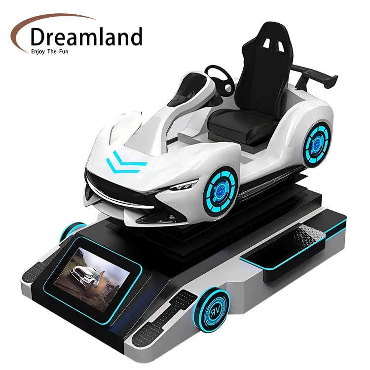 Dreamland 9d vr máquina de jogos de corrida de carros simulador de realidade virtual super 9d vr máquina de corrida de carros