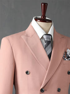 Jas Pengantin Pria Ukuran Besar 3 Potong Berkualitas Tinggi, Model Double Breasted dengan Ritsleting, untuk Pengiring Pengantin, Gaya Afrika, Penjualan Langsung Pabrik - Product Image 2