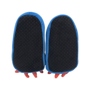 Pantoufles pour animaux de chambre à coucher pour garçon Pieds de monstre pour enfants Fluffy Funny Furry Pantoufles à griffes en coton antidérapantes - Product Image 5