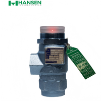 Válvula de Alivio de Presión Hansen H5600A H5600R 1/2" 3/4" con Certificación ASME UV, Válvula de Seguridad para Refrigeración de Amoníaco y Refrigerantes Fríos