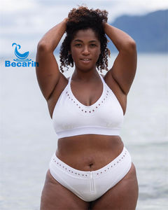 ชุดว่ายน้ำลายเสือดาวแบบสองชิ้น สไตล์เซ็กซี่ ผูกเชือก บิกินี่ผู้หญิง ออกแบบเองได้ ชุดว่ายน้ำเอวสูง - Product Image 5