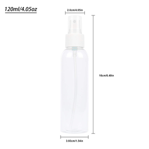 Flacon pulvérisateur de poche en plastique PET transparent pour rafraîchisseur d'haleine, parfum, alcool, désinfectant pour les mains - Product Image 1