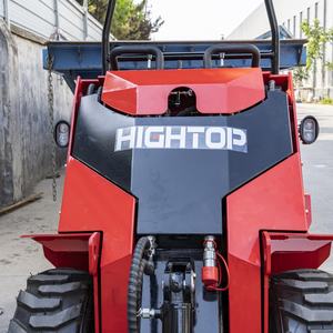 Mini Skid Steer <span class=keywords><strong>Loader</strong></span> Pequeno Máquinas Peso 1200kg Roda Tipo Carregador Preço Barato para Venda - Product Image 4