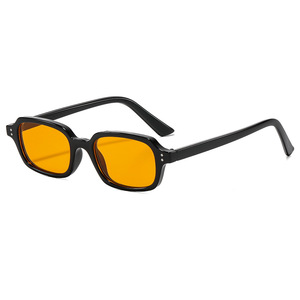 Lunettes de soleil rectangulaires tendance, monture intégrale, protection UV400, unisexe, protection solaire pour adultes - Product Image 4