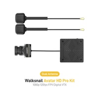 Kit de drone professionnel Walksnail Avatar GT 2W haute puissance avec transmission d'image HD longue portée et vision nocturne pour drone FPV RC