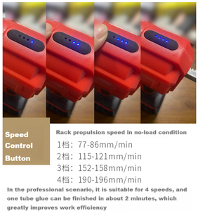 Pistola de pegamento completamente automática, sellador de silicona, pistola de calafateo, tubo de 300ml - Product Image 5