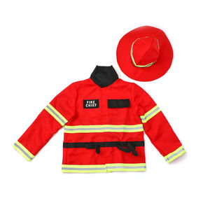 Costume de <span class=keywords><strong>pompier</strong></span> pour enfants <span class=keywords><strong>pompier</strong></span> semblant jeu de rôle Kit de dressup pour enfants <span class=keywords><strong>tenue</strong></span> de chef des pompiers avec accessoires - Product Image 1