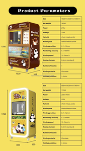 เครื่องพิมพ์ช็อกโกแลต 3 มิติ เกรดอาหาร สำหรับใช้งานเชิงพาณิชย์ ประสิทธิภาพสูง พร้อมบริการผลิตขนม 3 มิติ ตามสั่ง สำหรับ<span class=keywords><strong>ร้าน</strong></span><span class=keywords><strong>ขนม</strong></span>หวานและร้านเค้ก - Product Image 4