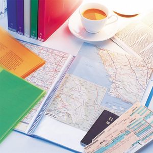 Dosya Şeffaf Defter Gazete Posteri A2 20 Cepli Şeffaf - Product Image 3